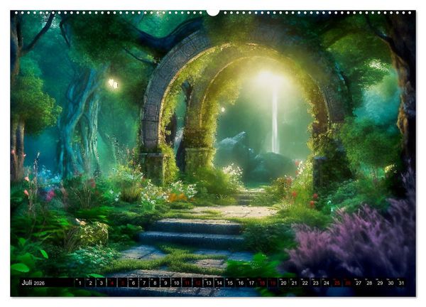 Produktbild: Im Reich der Elben (Wandkalender 2026 DIN A2 quer), CALVENDO Monatskalender