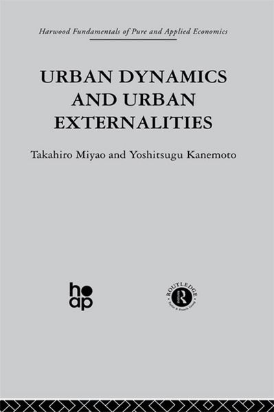Produktbild: Urban Dynamics and Urban Externalities