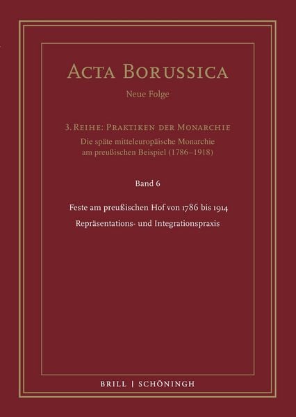 Produktbild: Feste am preu&szlig;ischen Hof von 1786 bis 1914