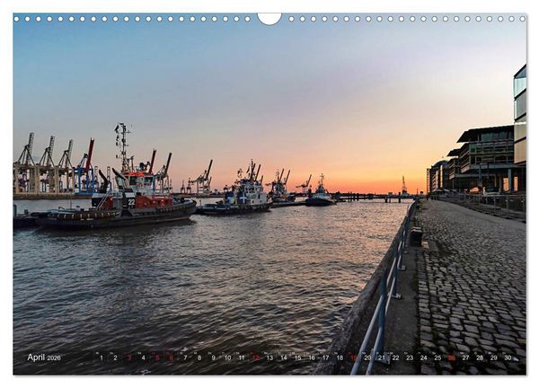 Produktbild: Hamburg Hafen (Wandkalender 2026 DIN A3 quer), CALVENDO Monatskalender