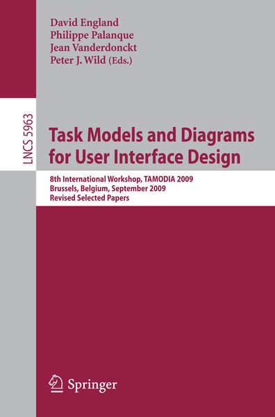Produktbild: Task Models and Diagrams for User Interface Design