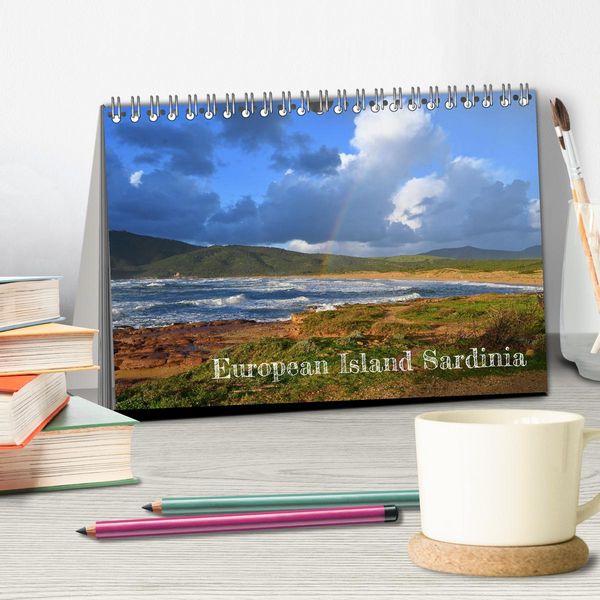 Produktbild: European Island Sardinia (Desk Calendar 2026 DIN A5 landscape), CALVENDO 12 Month DeskCalendar