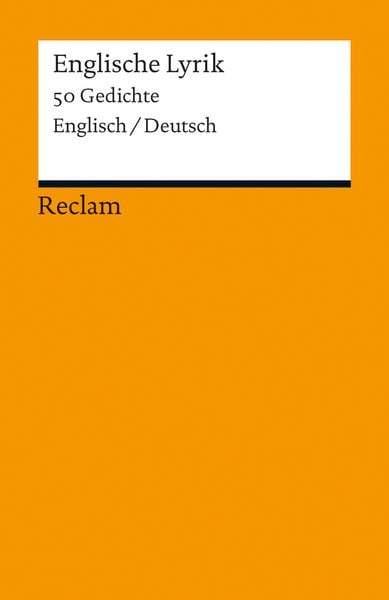 Produktbild: Englische Lyrik