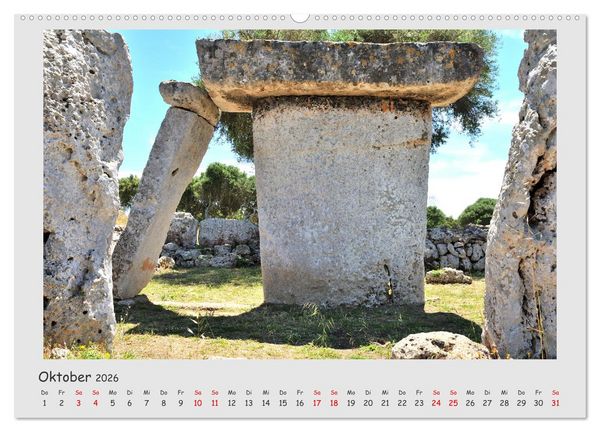 Produktbild: Menorca, die sch&ouml;ne Schwester (Wandkalender 2026 DIN A2 quer), CALVENDO Monatskalender