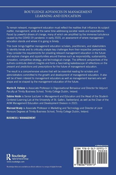 Produktbild: The Future of Management Education