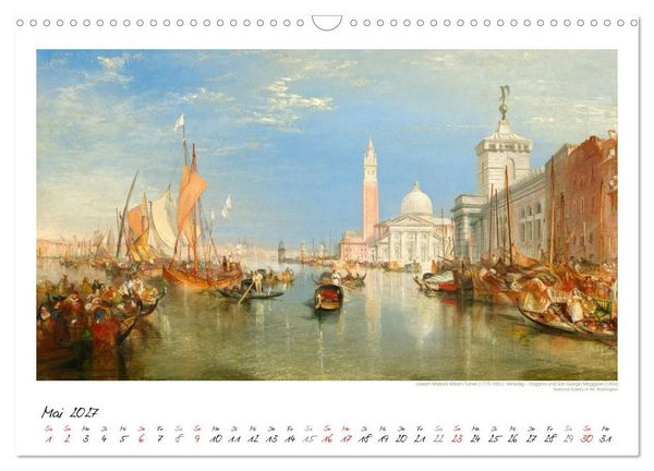 Produktbild: Venedig - Gem&auml;lde aus drei Jahrhunderten. Kunstkalender (Wandkalender 2027 DIN A3 quer), CALVENDO Monatskalender