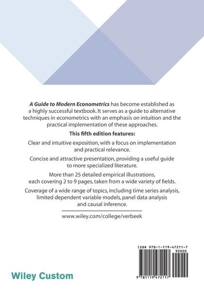 Produktbild: A Guide to Modern Econometrics