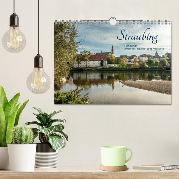 Produktbild: Straubing, eine Stadt zwischen Tradition und Moderne (Wandkalender 2026 DIN A4 quer), CALVENDO Monatskalender