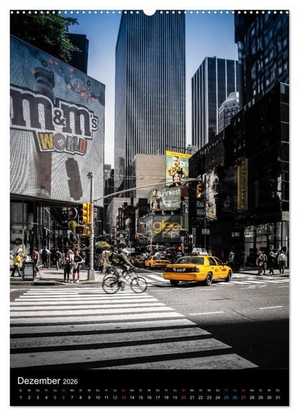 Produktbild: NEW YORK &ndash; street view (hochwertiger Premium Wandkalender 2026 DIN A2 hoch), Kunstdruck in Hochglanz