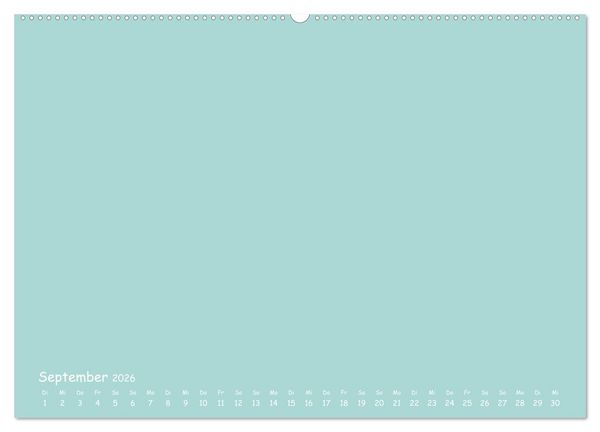 Produktbild: Regenbogen Kinder Bastelkalender - Zum Selbstgestalten - DIY Kreativ-Kalender (hochwertiger Premium Wandkalender 2026 DIN A2 quer), Kunstdruck in Hochglanz