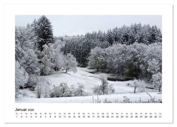 Produktbild: Zauberhafte Landschaften im Odenwald (Tischkalender 2026 DIN A5 quer), CALVENDO Monatskalender