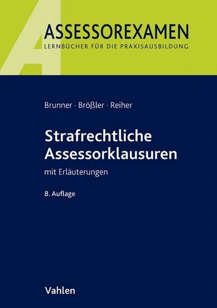 Produktbild: Strafrechtliche Assessorklausuren
