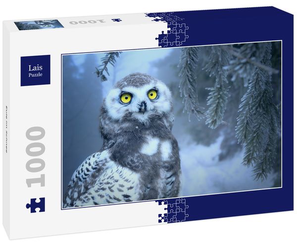 Produktbild: Lais Puzzle Eule im Schnee 1000 Teile