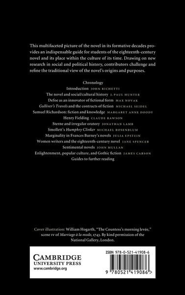 Produktbild: The Cambridge Companion to the Eighteenth-Century Novel