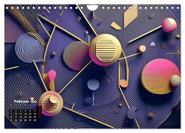 Produktbild: Objektharmonien (Wandkalender 2026 DIN A4 quer), CALVENDO Monatskalender