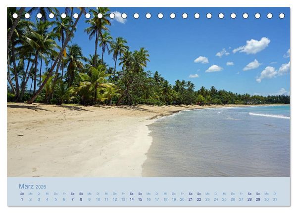 Produktbild: Tropentraum - Impressionen aus der Dominikanischen Republik (Tischkalender 2026 DIN A5 quer), CALVENDO Monatskalender