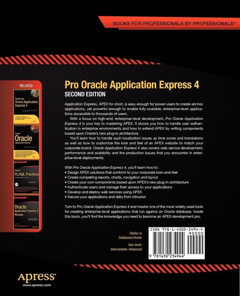 Produktbild: Pro Oracle Application Express 4