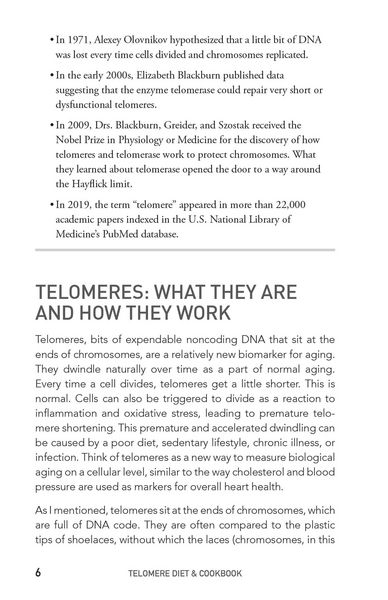 Produktbild: Telomere Diet and Cookbook