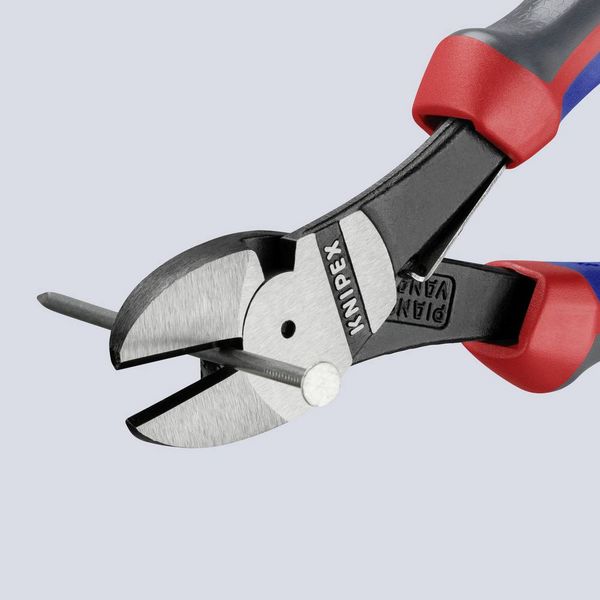 Produktbild: Knipex 74 12 180 Werkstatt Kraft-Seitenschneider mit Facette 180mm