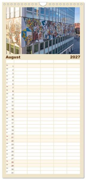 Produktbild: Familienplaner 2027 - Berlin - Reise durch die deutsche Geschichte mit 5 Spalten (Wandkalender, 21 x 45 cm) CALVENDO