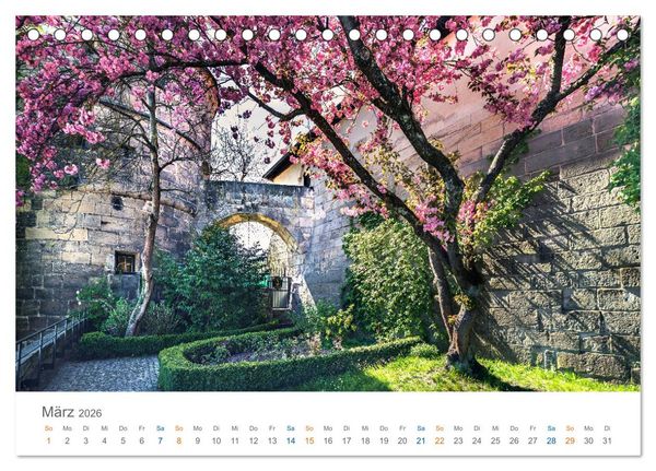 Produktbild: Oberfranken - Bayerns Norden (Tischkalender 2026 DIN A5 quer), CALVENDO Monatskalender