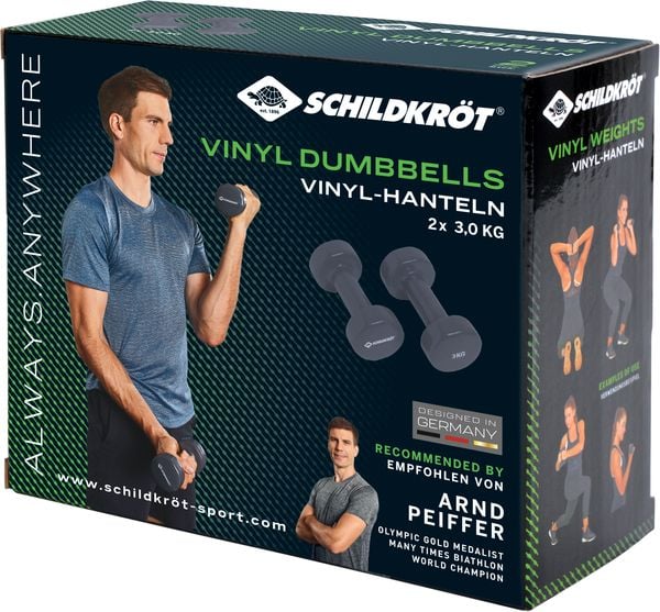 Schildkröt Fitness - Vinyl Hanteln 3,0kg Set