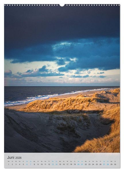 Produktbild: D&auml;nemarks Nordseek&uuml;ste - Vom Ringk&oslash;bing-Fjord bis zur Jammerbucht (Wandkalender 2026 DIN A2 hoch), CALVENDO Monatskalender