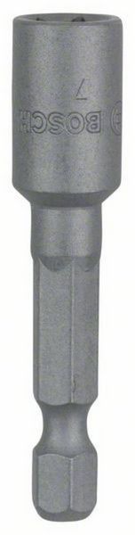 Produktbild: Bosch Accessories 2608550070 Steckschl&uuml;ssel-Maschinenaufnahme 7 mm Antrieb 1/4" (6.3 mm) 50 mm 1 St.