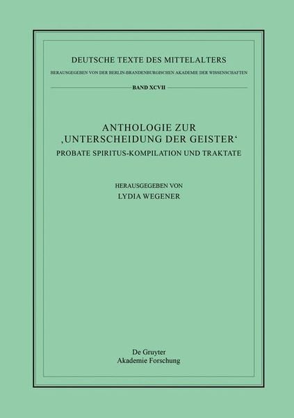 Produktbild: Anthologie zur ,Unterscheidung der Geister'