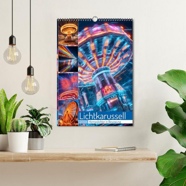 Produktbild: Lichtkarussell (Wandkalender 2026 DIN A3 hoch), CALVENDO Monatskalender