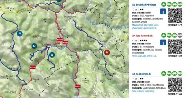 Produktbild: FolyMaps OFFROAD Bosnien-Herzegowina 1:250 000