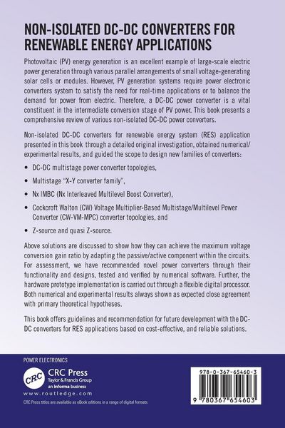 Produktbild: Non-Isolated DC-DC Converters for Renewable Energy Applications