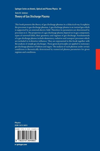 Produktbild: Theory of Gas Discharge Plasma