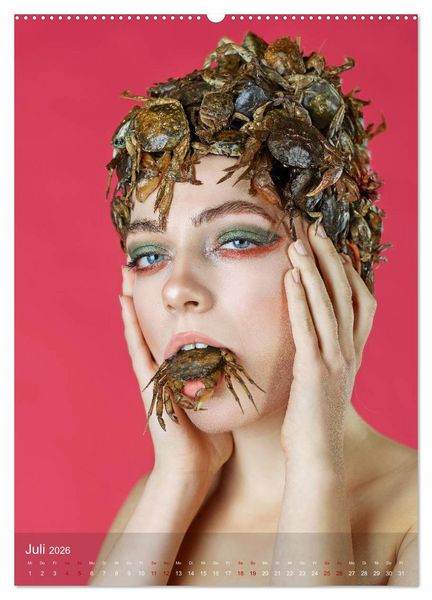 Produktbild: beauty faces - fotografien von michael allmaier (Wandkalender 2026 DIN A2 hoch), CALVENDO Monatskalender