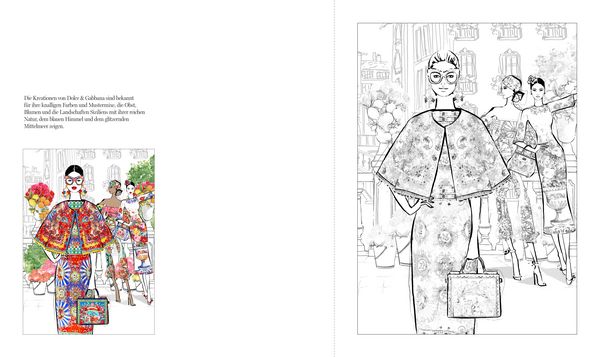 Produktbild: Die Welt der Mode &ndash; Das Colouring Book