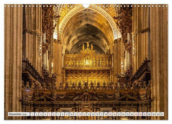 Produktbild: Andalusien - Sevilla (Wandkalender 2026 DIN A3 quer), CALVENDO Monatskalender