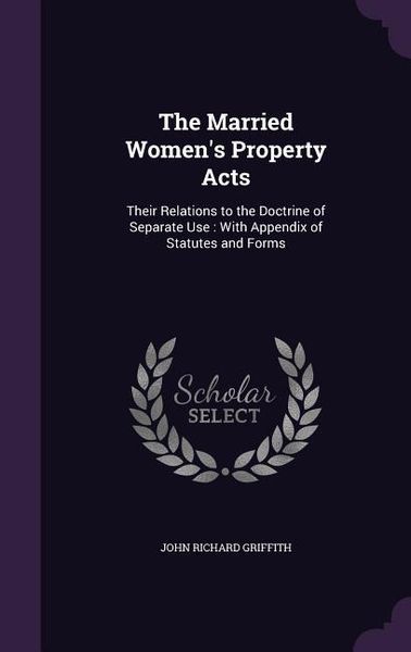Produktbild: The Married Women's Property Acts