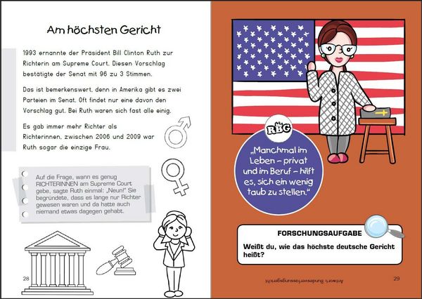 Produktbild: Ruth Bader Ginsburg - Richterin f&uuml;r Gerechtigkeit