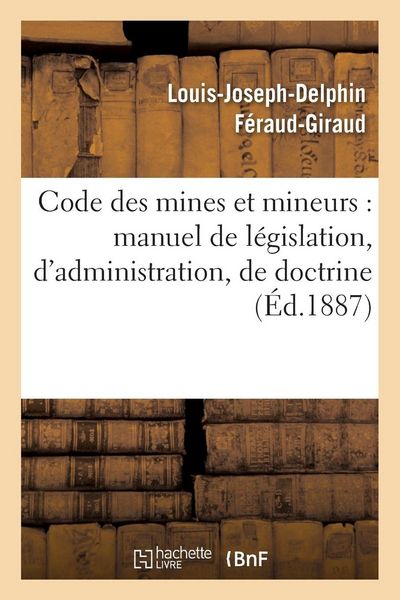 Produktbild: Code des mines et mineurs
