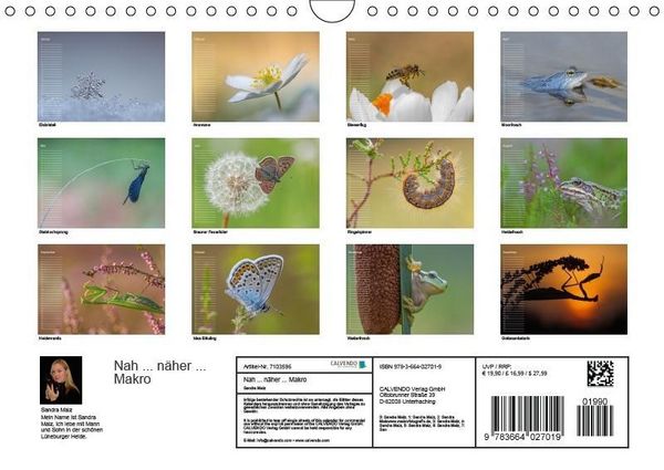 Produktbild: Nah ... N&auml;her ... MAKRO (Wandkalender immerw&auml;hrend DIN A4 quer)