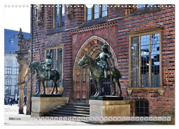 Produktbild: Hansestadt Bremen - Ein Stadtstaat an der Weser (Wandkalender 2026 DIN A3 quer), CALVENDO Monatskalender