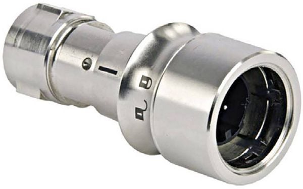 Produktbild: Bulgin PXM6010/02P/CR/0507/SN Rundsteckverbinder Stecker, gerade Gesamtpolzahl: 2 Serie (Rundsteckverbinder): Buccaneer 6000 1 St.
