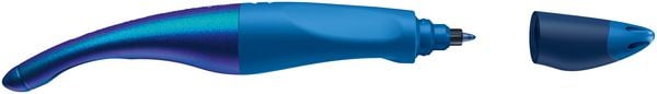 Produktbild: STABILO Tintenroller Linksh&auml;nder - EASYoriginal Holograph blau - Einzelstift - Schreibfarbe blau (l&ouml;schbar)