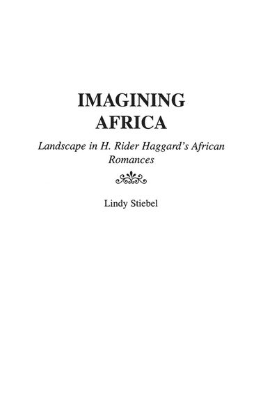 Produktbild: Imagining Africa