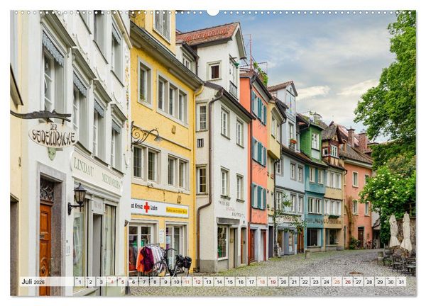 Produktbild: Lindau Bodensee Impressionen (Wandkalender 2026 DIN A2 quer), CALVENDO Monatskalender