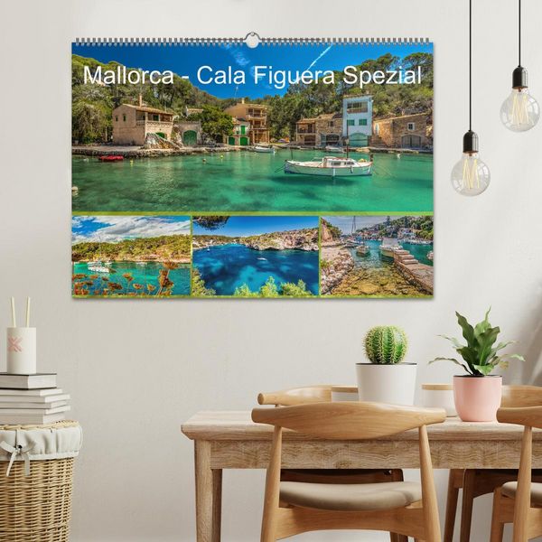 Produktbild: Mallorca - Cala Figuera Spezial (Wandkalender 2026 DIN A2 quer), CALVENDO Monatskalender