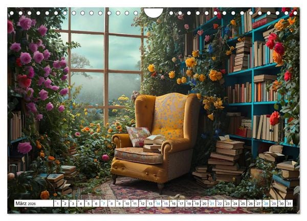 Produktbild: Sesselgeschichten (Wandkalender 2026 DIN A4 quer), CALVENDO Monatskalender