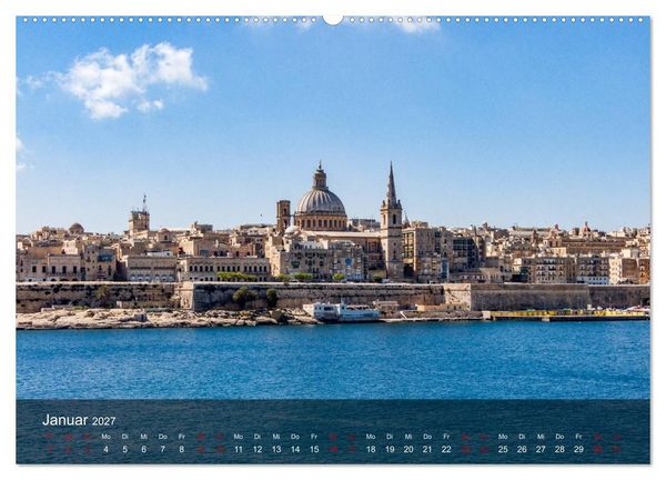 Produktbild: Malta entdecken Malta, Gozo, Comino (hochwertiger Premium Wandkalender 2027 DIN A2 quer), Kunstdruck in Hochglanz