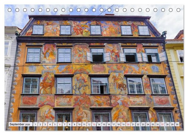 Produktbild: Geliebtes Graz. Schmuckst&uuml;ck und Herzensstadt (Tischkalender 2026 DIN A5 quer), CALVENDO Monatskalender