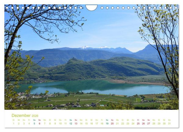 Produktbild: Der Kalterer See - Sch&ouml;nheit in S&uuml;dtirols S&uuml;den (Wandkalender 2026 DIN A4 quer), CALVENDO Monatskalender
